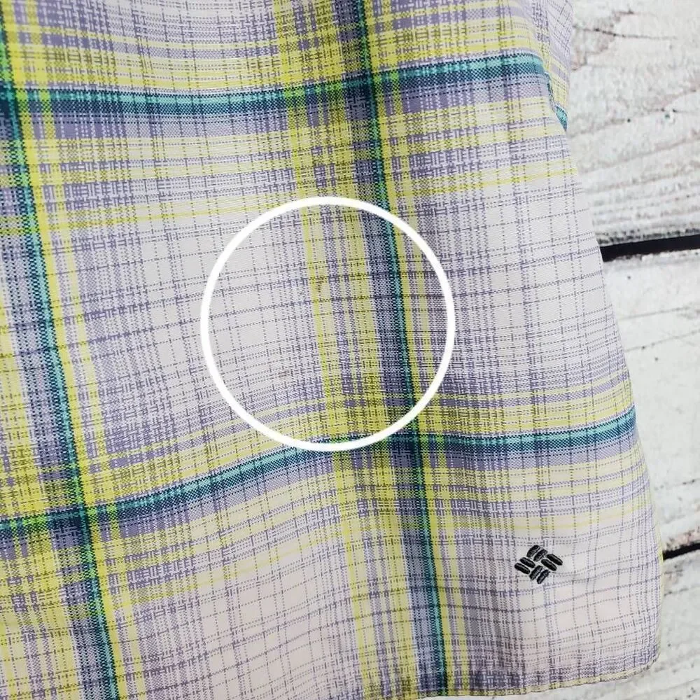 Columbia Men's Plaid Omni-Shade Shorts Size 42 11